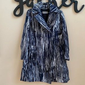 Sportmax Patterned Pea Coat (WMN's 10)